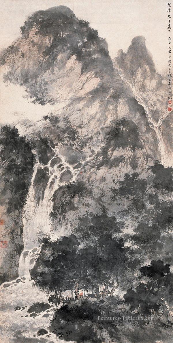 rassemblement dans les montagnes 1956 Fu Baoshi chinois traditionnel Peintures à l'huile